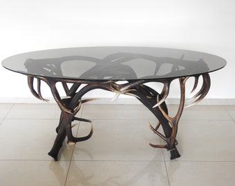 Deer Antler Table for Livingroom