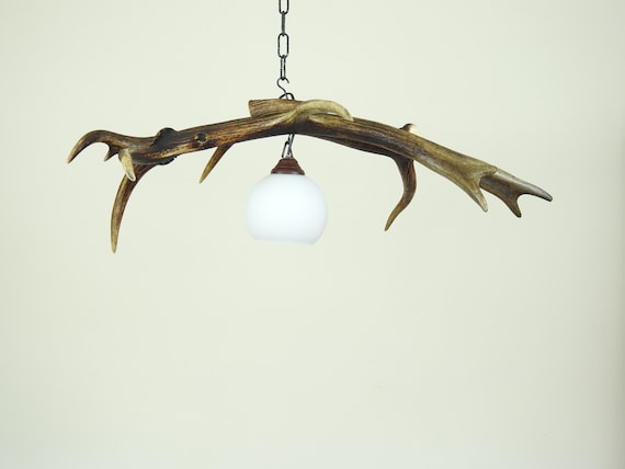 Small antler ceiling light sales