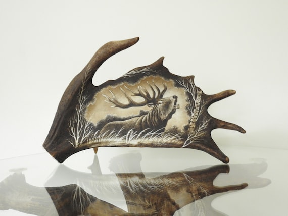 鹿の角の彫刻 - Etsy 日本