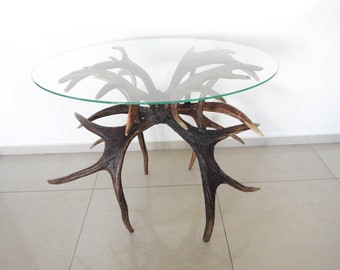 Moose Antler Table for Coffee
