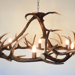 Antler Chandelier for Farmhouse