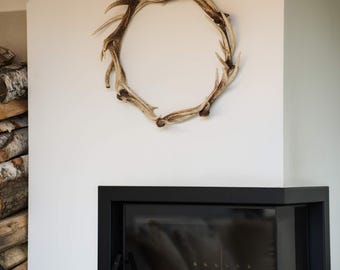 Real Antler Wreath