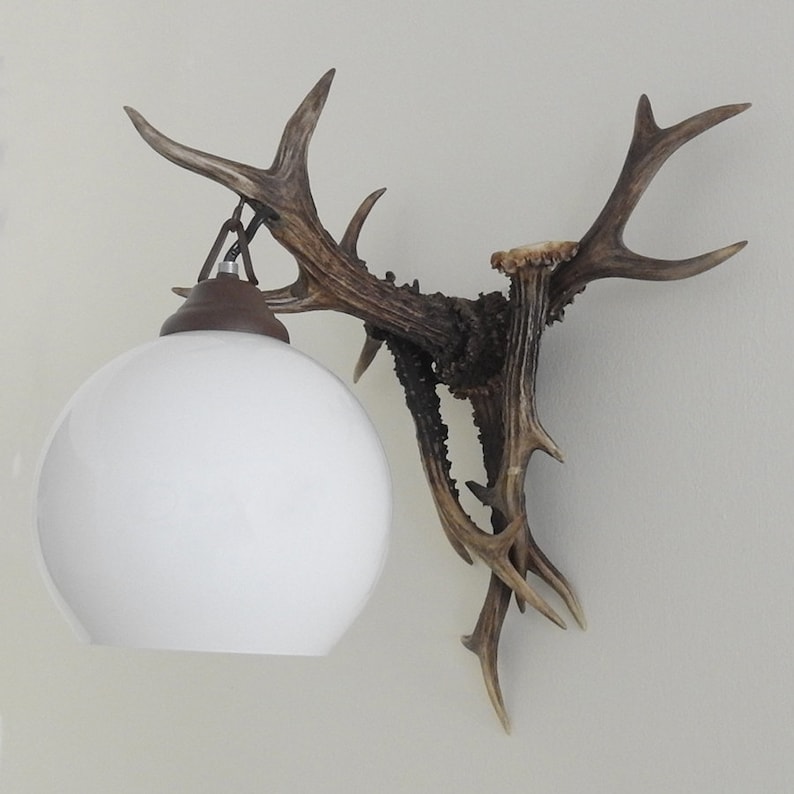 Antler Sconce Real Antler Sconce for Wall Light for Antler Etsy