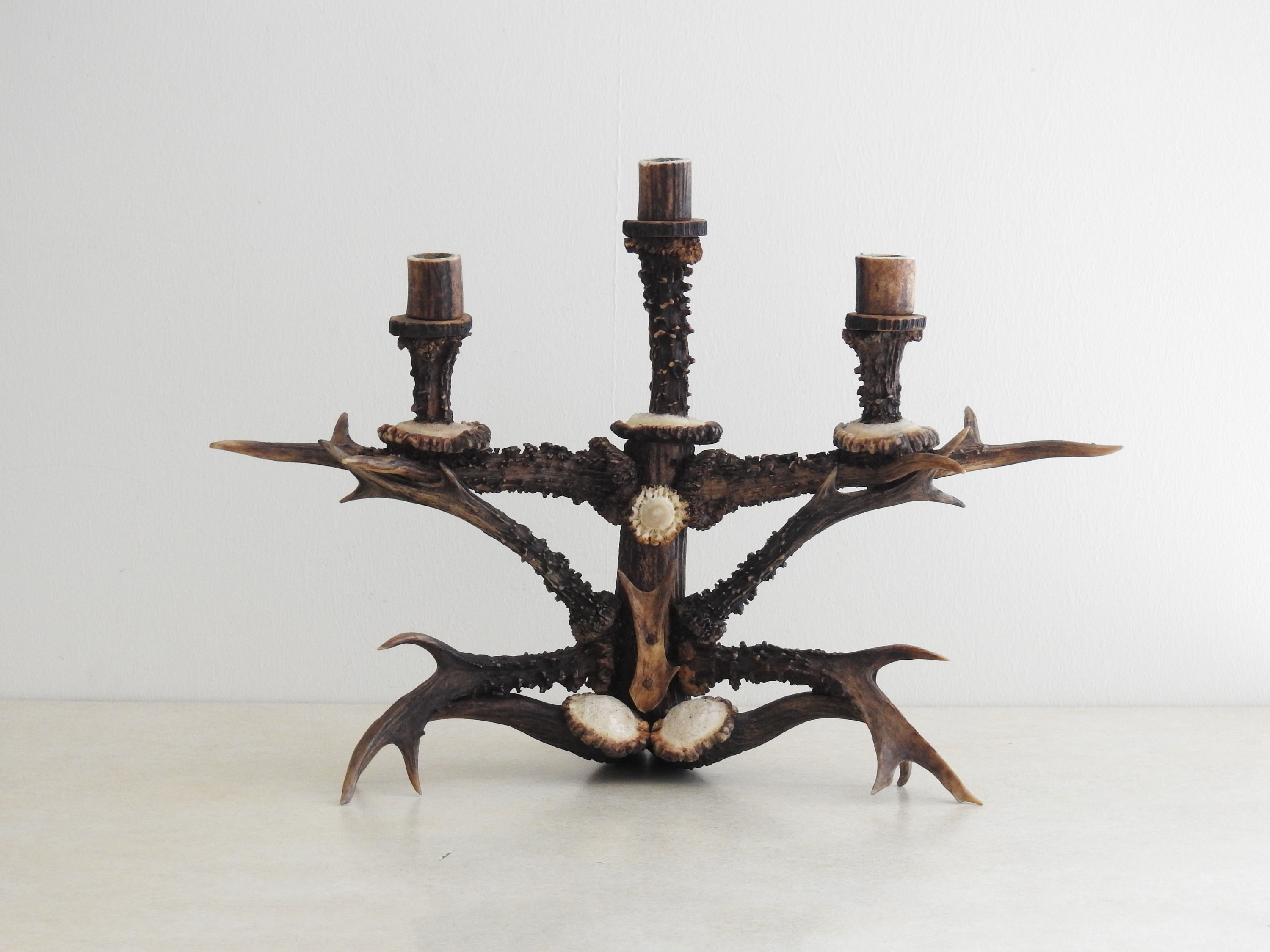 Real Antler Candle Holder