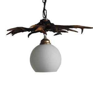 Small Antler Pendant Light