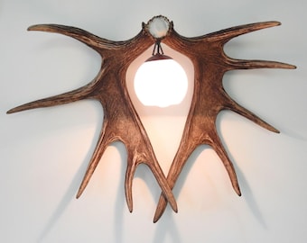 Big Moose Antler Sconce for 1 Cozy, Farmhouse Home