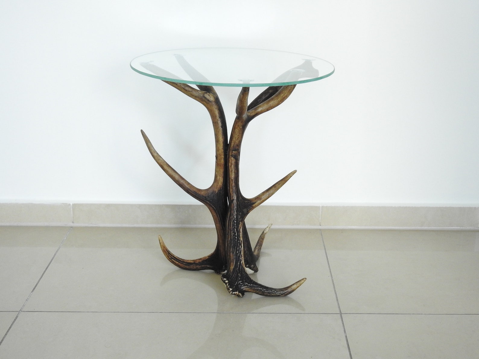 Real Deer Antlers Table - Etsy