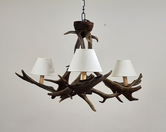 Rustic Antler Chandelier