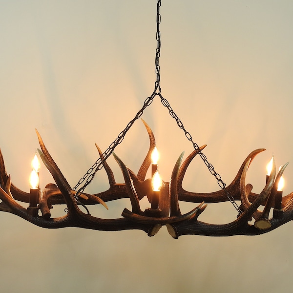Antler Chandelier Etsy UK