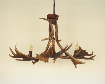 Real Rustic Antler Chandelier for Farmhouse