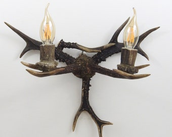 Antler Wall Sconce for 2 Lights Etsy Australia