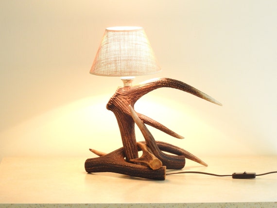 Antler table lamps for sale deals