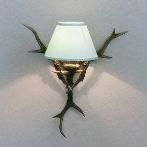 Antler Sconce - Real Antler Sconce for Wall Lighting, for Bedside Lamp, for Antler Wall Lamp, for Antler Wall Decor, for Antler Chandelier