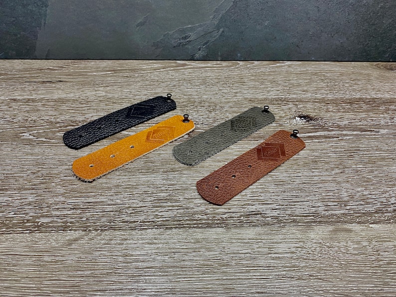 Set of 2 Genuine Leather Cable Wraps / Cord Holders / Cable Etsy