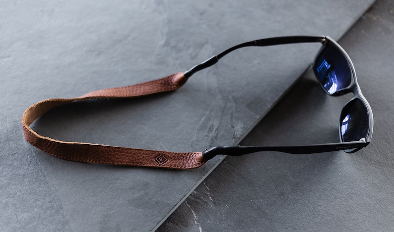 High quality leather sunglass strap for him. Gifts for him. Leather gifts for him. Sunglass strap. Sunglass Holder. Sunglass Croakie, Strap for sunglasses.