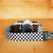 Camera Strap - The Checkered design strap for DSLR or SLR camera, DSLR Camera Strap, Camera accessories. Canon / Nikon camera strap.