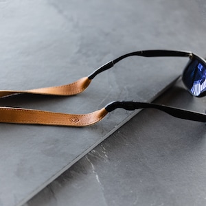 High quality leather sunglass strap for him. Gifts for him. Leather gifts for him. Sunglass strap. Sunglass Holder. Sunglass Croakie, Strap for sunglasses.