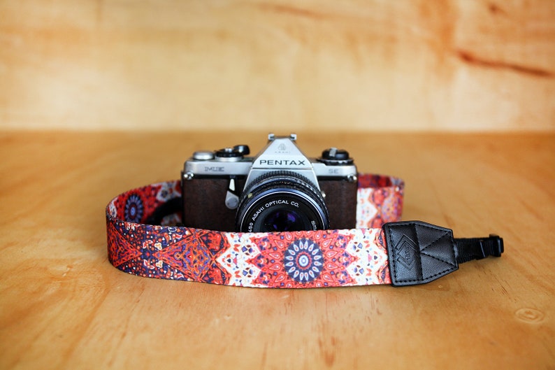 Camera Strap Asha design strap for DSLR or SLR camera, DSLR Camera Strap. Camera accessories. Canon camera strap. Nikon camera strap. image 1