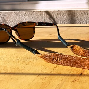 leather sunglass strap, sunglass croakie, high quality leather gifts for him, leather strap for sunglasses