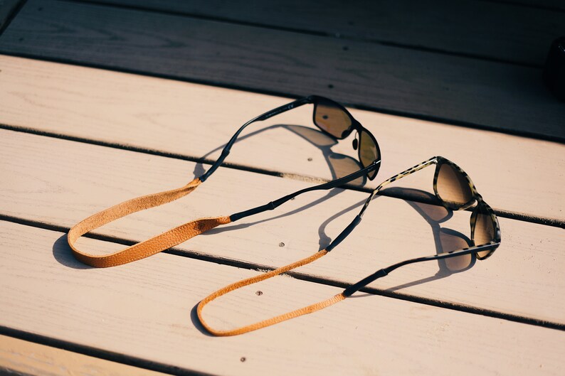 Slim Leather Sunglass Strap / Sunglass Retainer / Strap for Etsy