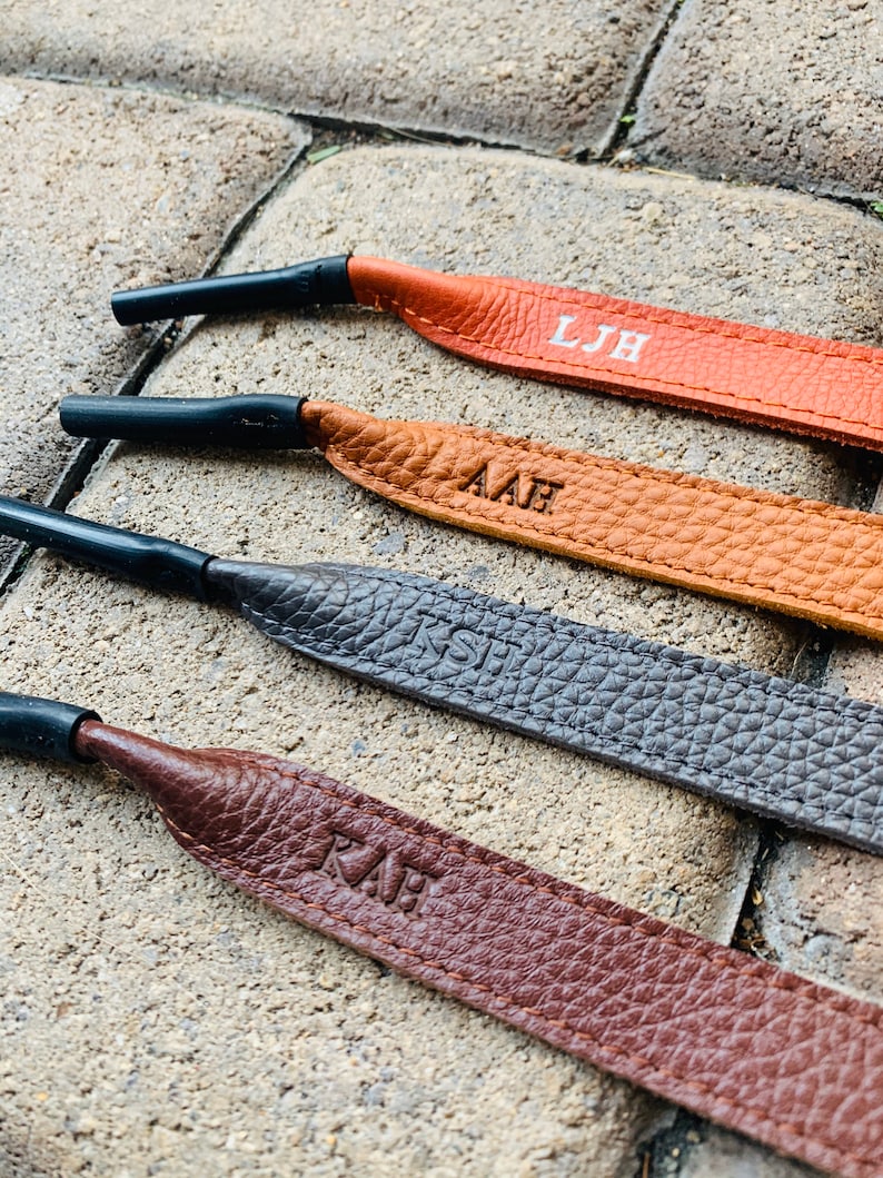 leather sunglass strap, sunglass croakie, high quality leather gifts for him, leather strap for sunglasses