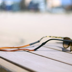 Slim Leather Sunglass Strap / Sunglass retainer / Strap for Sunglasses image 1
