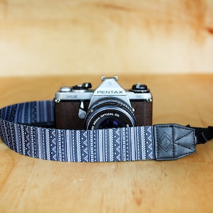 Camera Strap - Aztec design for DSLR or SLR camera, DSLR Camera Strap. Camera accessories. Canon camera strap. Nikon camera strap.