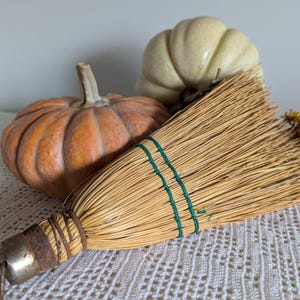 Vintage Straw Whisk Broom: Cottagecore Farmhouse Decor