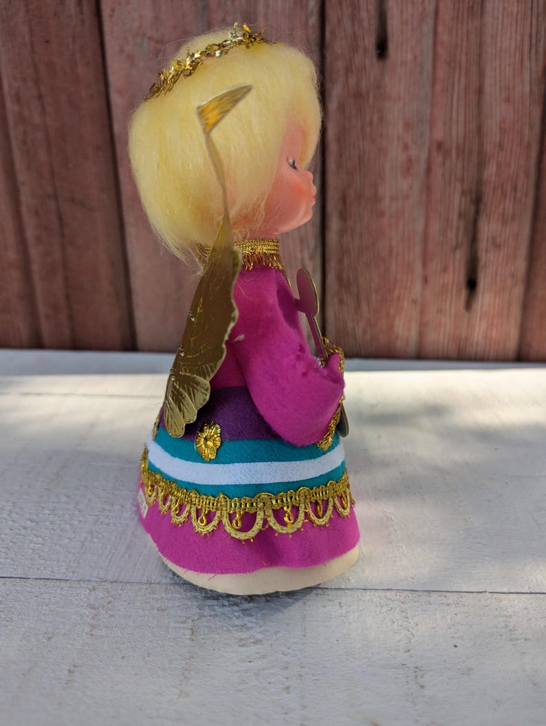 Vintage Christmas Angel Ornament, Angel Tree Topper, Made in Japan Etsy