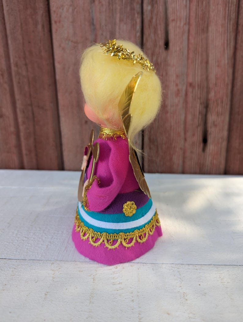 Vintage Christmas Angel Ornament, Angel Tree Topper, Made in Japan Etsy