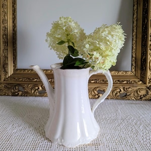Vintage Homer Laughlin Ironstone Pitcher: Cottagecore Kitchen Decor