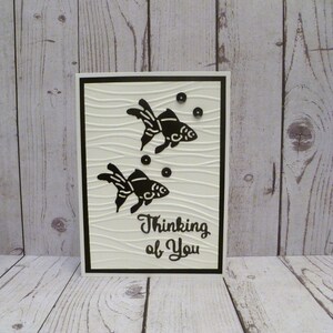 Carte commémorative de poisson fait à la main, carte de condoléances de poisson, carte de perte de poisson de compagnie, cadeau commémoratif de poisson de compagnie, cadeau pour la perte de poisson de compagnie, carte de perte d’animal de compagnie