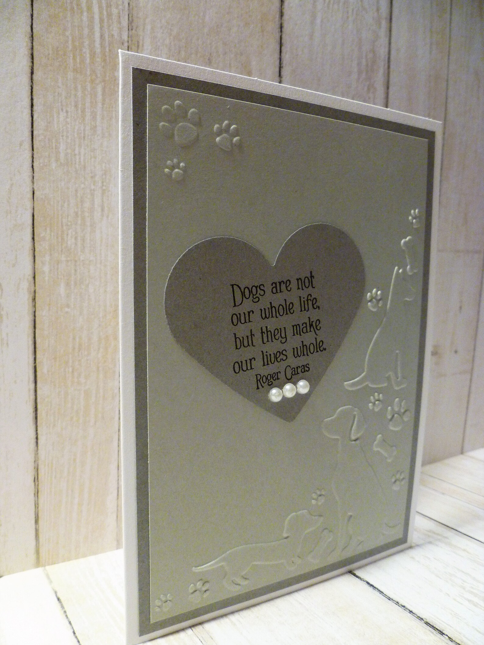 Handmade Dog Sympathy Card Dog Memorial Card Pet Sympathy Etsy