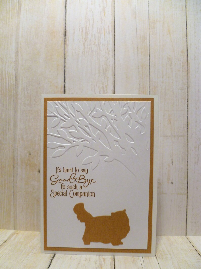 Handmade Persian Sympathy Card Himalayan Sympathy Card Red Etsy