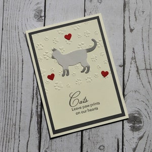 Tarjeta conmemorativa hecha a mano de un siamés con punta de foca, tarjeta de condolencias de un siamés con punta de foca, regalo conmemorativo de un siamés, pérdida de un gato siamés, regalo conmemorativo de un gato