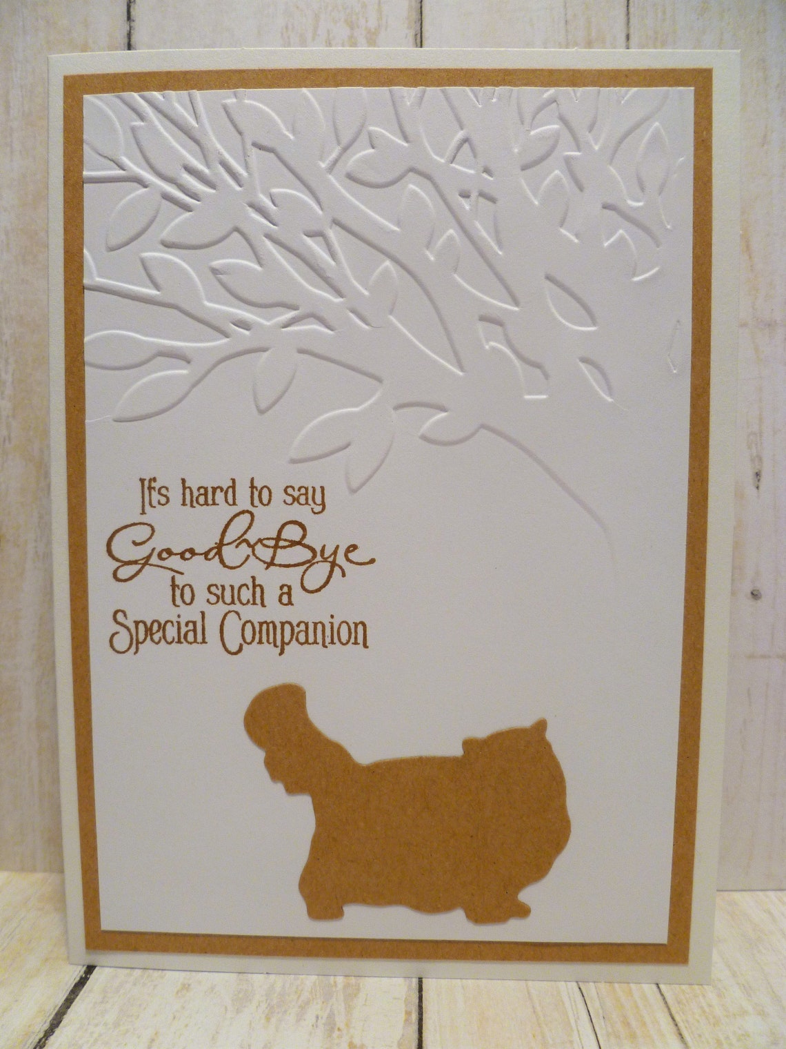 Handmade Persian Sympathy Card Himalayan Sympathy Card Red Etsy