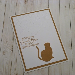 Carte de sympathie fait main chat gingembre, carte de sympathie chat orange, carte commémorative chat, carte commémorative orange tabby, cadeau de sympathie chat, carte perte de chat