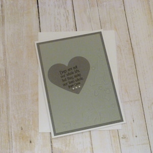 Carte de sympathie pour chien faite main, carte commémorative de chien, carte de sympathie pour animal de compagnie, carte de condoléances pour animal de compagnie, carte de condoléances pour chien, carte de perte de chien, carte de perte d'un chien
