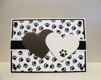 Handgemaakte huisdier condoleancekaart, huisdier herdenkingskaart, hond sympathie cadeau, hond Memorial cadeau, kat condoleancekaart, kat herdenkingskaart, huisdier verlies kaart