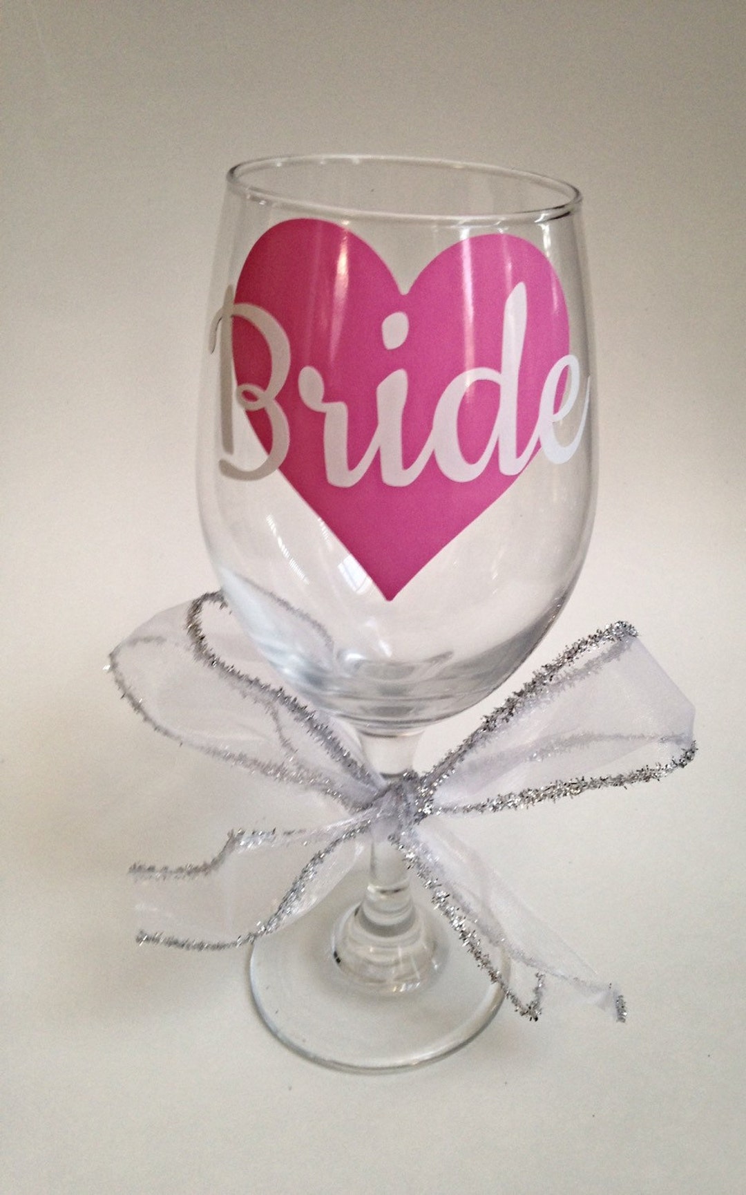 Bride Wine Glass, Bridal Shower Gift, Bridal Gift, Wedding Gift, Shower Wine Glass, Wedding Wine