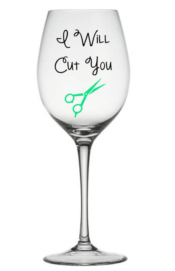 Hairdresser Wine Glass Best Hairdresser Gift Personalized Hairdresser Glass Hairdresser Stylist Wine Glass Stylist Gift Hair Stylist Cup