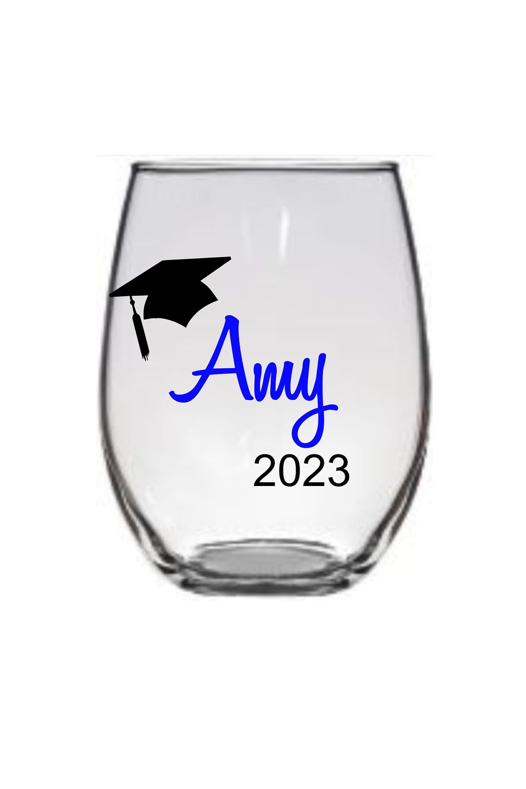 Graduation Glass, Graduation Gift, College Graduation Gift, High School