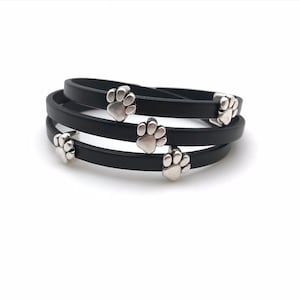 Triple Wrap Paw Bracelet