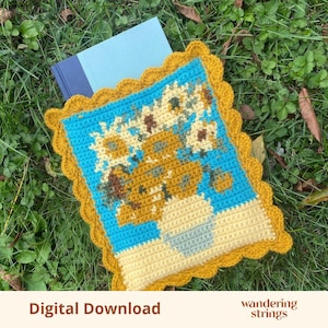 Van Gogh's Sunflowers Book Sleeve Pattern