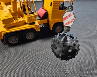 Spiked Wrecking Ball for Toy Crane