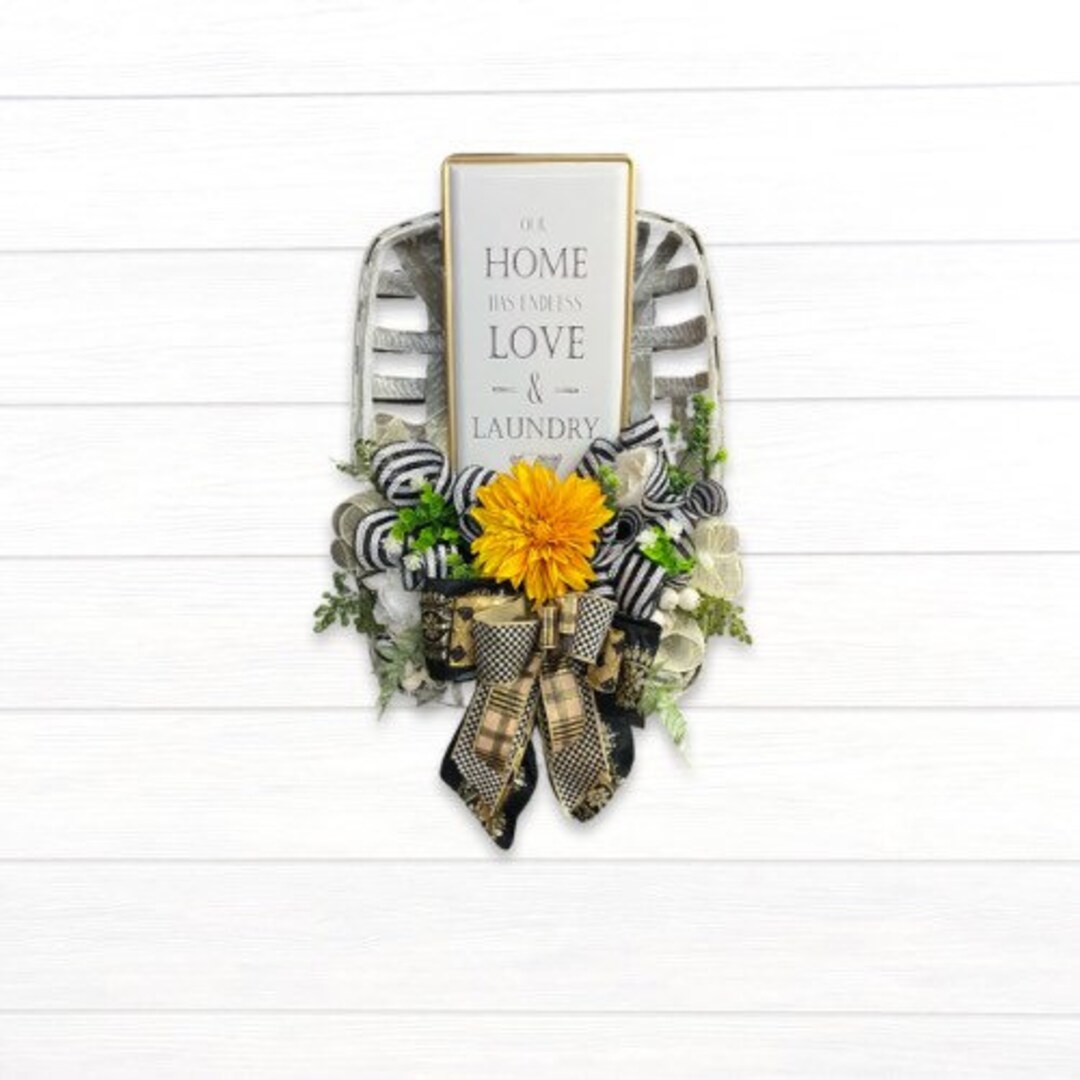 Laundry Room Decor Laundry Wreath Everyday Decor Laundry - Etsy