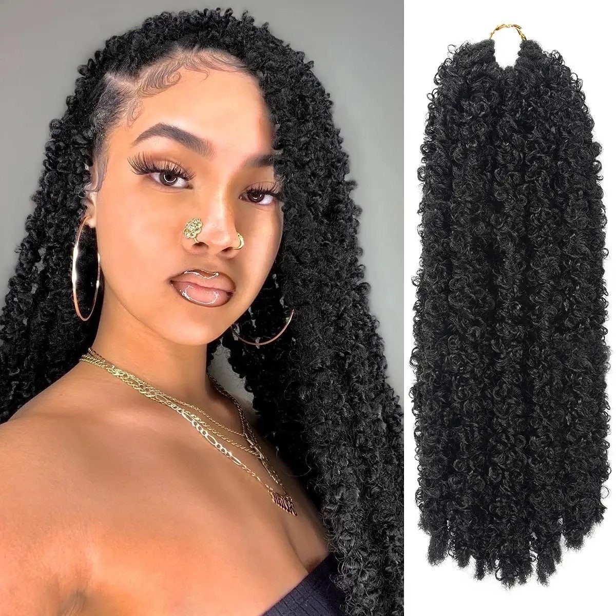Distressed locs sale hair