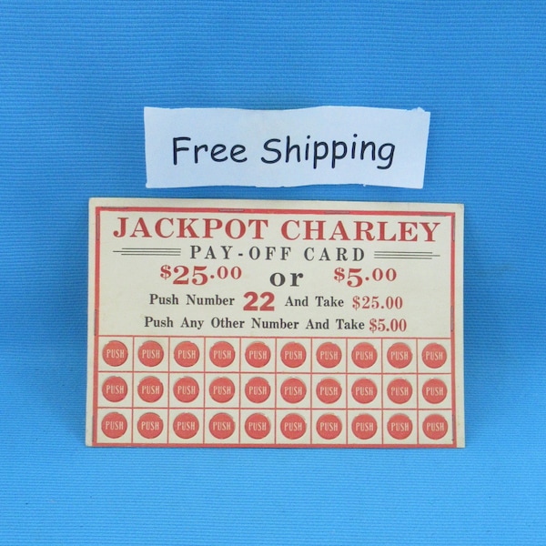 Punch Board Game Etsy