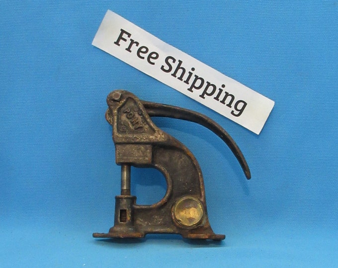 Antique Pony Rivet, Riveter Leather Harness Tool, Farm Ranch Cowboy ...