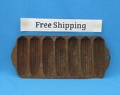 Vintage Antique Griswold Corn Bread Pan, Cast Iron. No. 273, Crispy Corn Stick Pan, Free Shipping